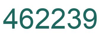 Number 462239 green image