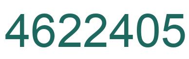 Número 4622405 imagen verde