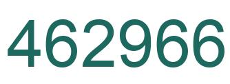 Número 462966 imagen verde