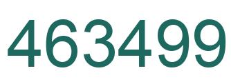 Número 463499 imagen verde