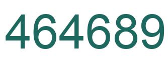 Número 464689 imagen verde
