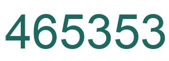 Número 465353 imagen verde