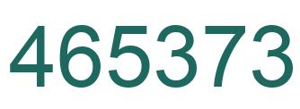 Número 465373 imagen verde