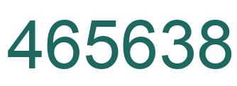 Number 465638 green image