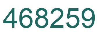 Número 468259 imagen verde