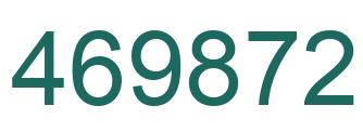 Número 469872 imagen verde