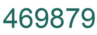 Number 469879 green image