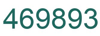 Number 469893 green image