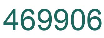 Number 469906 green image