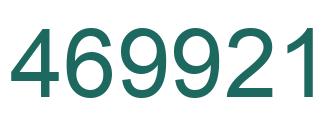 Número 469921 imagen verde