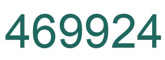 Número 469924 imagen verde
