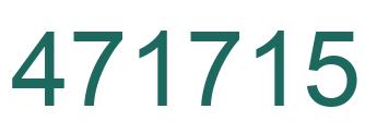 Number 471715 green image