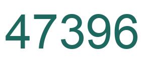 Número 47396 imagen verde