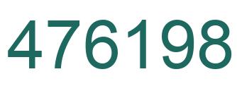 Número 476198 imagen verde