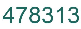 Número 478313 imagen verde