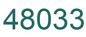 Número 48033 imagen verde