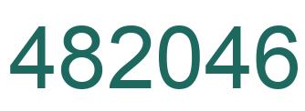 Number 482046 green image