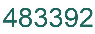 Number 483392 green image