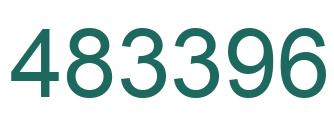 Number 483396 green image