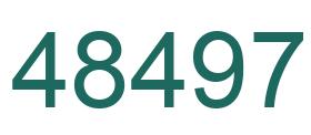 Number 48497 green image