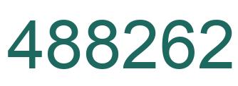 Number 488262 green image