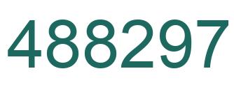 Number 488297 green image