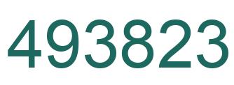 Número 493823 imagen verde