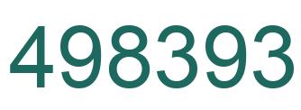 Número 498393 imagen verde