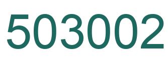Número 503002 imagen verde