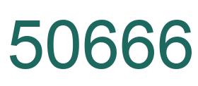 Número 50666 imagen verde