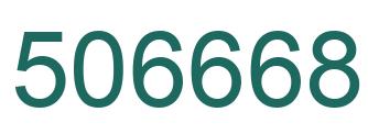 Número 506668 imagen verde