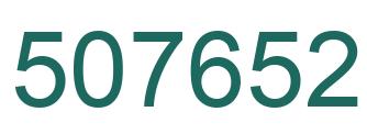 Número 507652 imagen verde