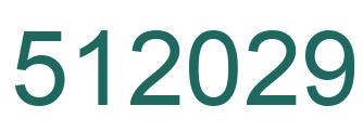 Número 512029 imagen verde