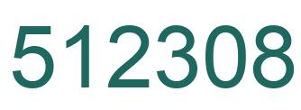 Número 512308 imagen verde