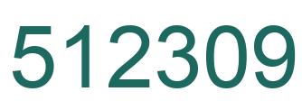 Número 512309 imagen verde