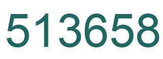 Número 513658 imagen verde