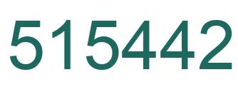 Number 515442 green image
