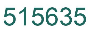 Número 515635 imagen verde