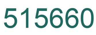 Number 515660 green image