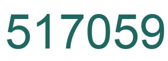 Número 517059 imagen verde