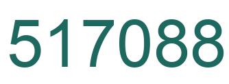 Number 517088 green image