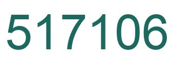 Number 517106 green image