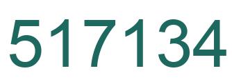 Número 517134 imagen verde