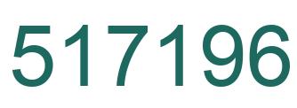 Number 517196 green image