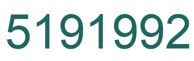 Número 5191992 imagen verde