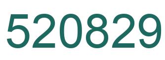 Número 520829 imagen verde