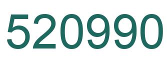 Número 520990 imagen verde