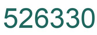 Número 526330 imagen verde