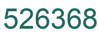 Número 526368 imagen verde