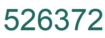 Número 526372 imagen verde